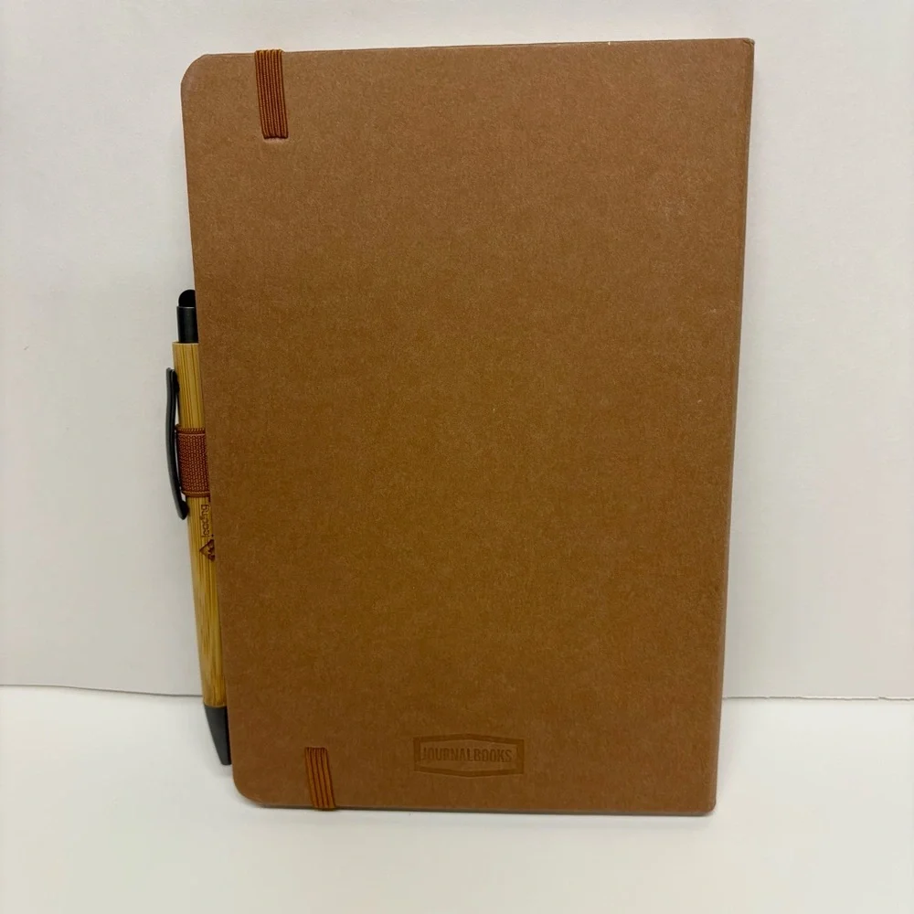 Leading For Growth natural stone journal book with pen